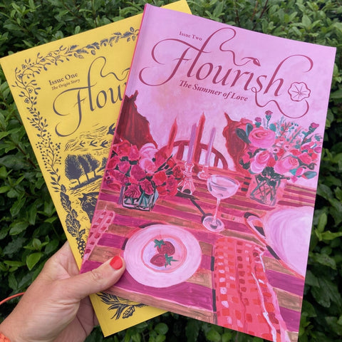 Flourish Zine Bundle Issue 1+2: to post to EUROPE