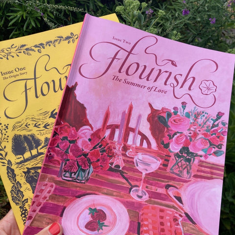 Flourish Zine Bundle Issue 1+2: to post to EUROPE