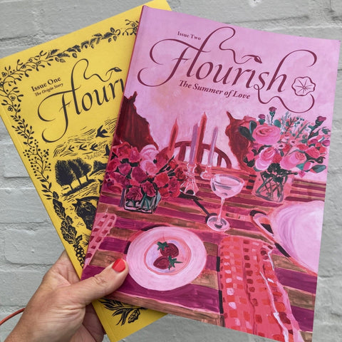 Flourish Zine Bundle Issue 1+2: to post to EUROPE